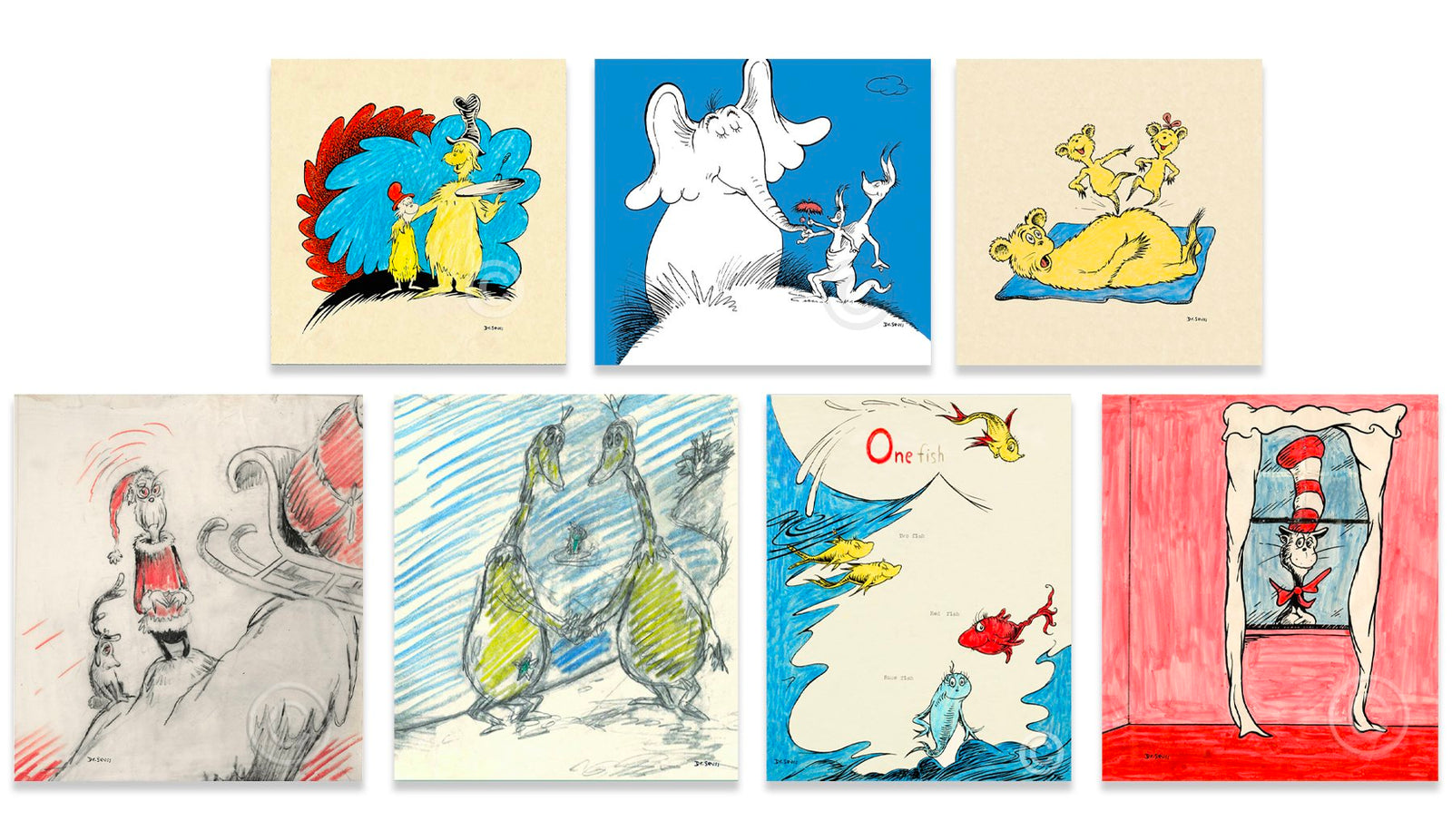 Special Reserve Set of Seven 60th Anniversary Prints