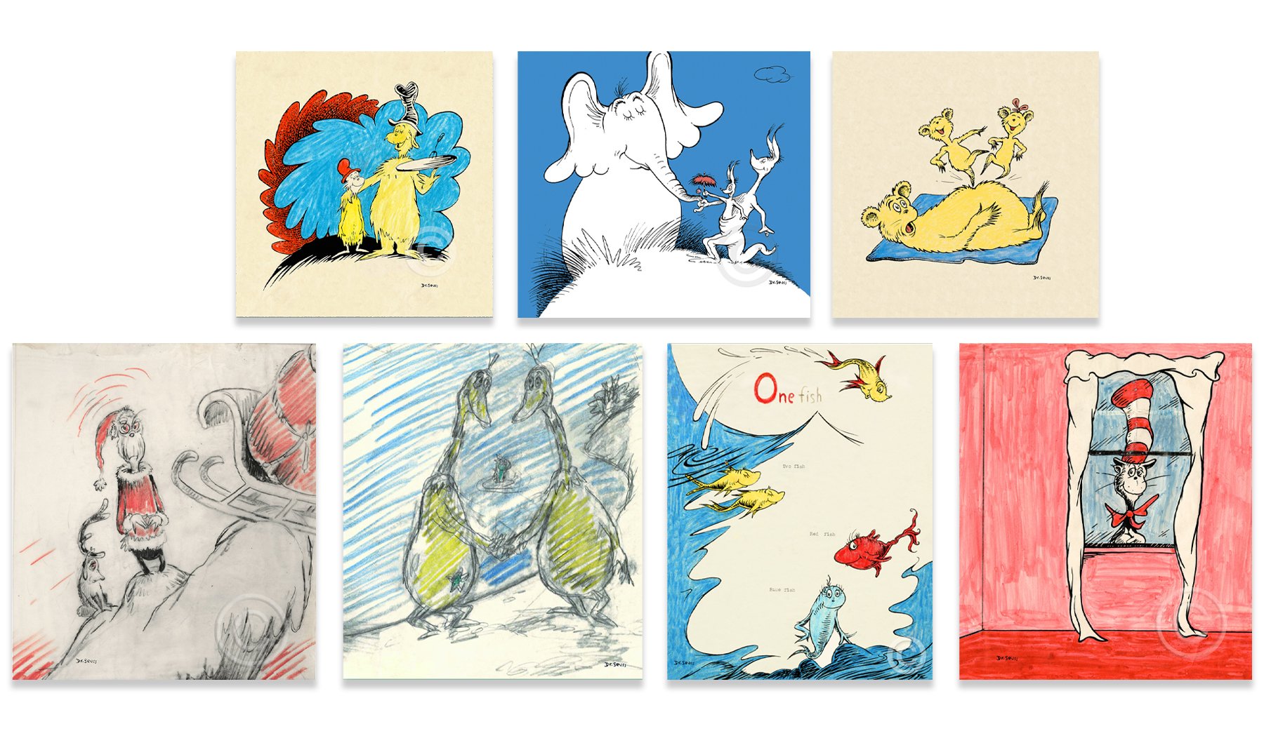 Special Reserve Set of Seven 60th Anniversary Prints