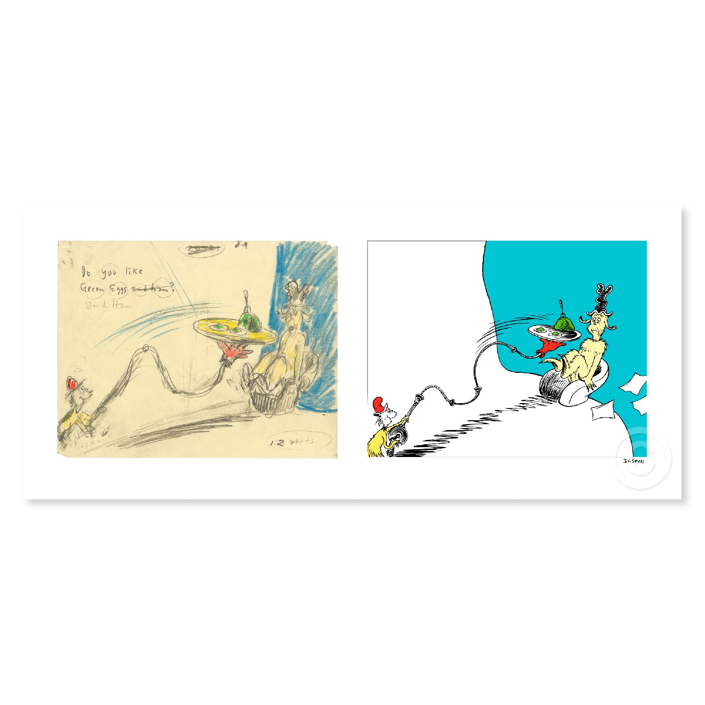 Do You Like Green Eggs and Ham? (Diptych and Single)