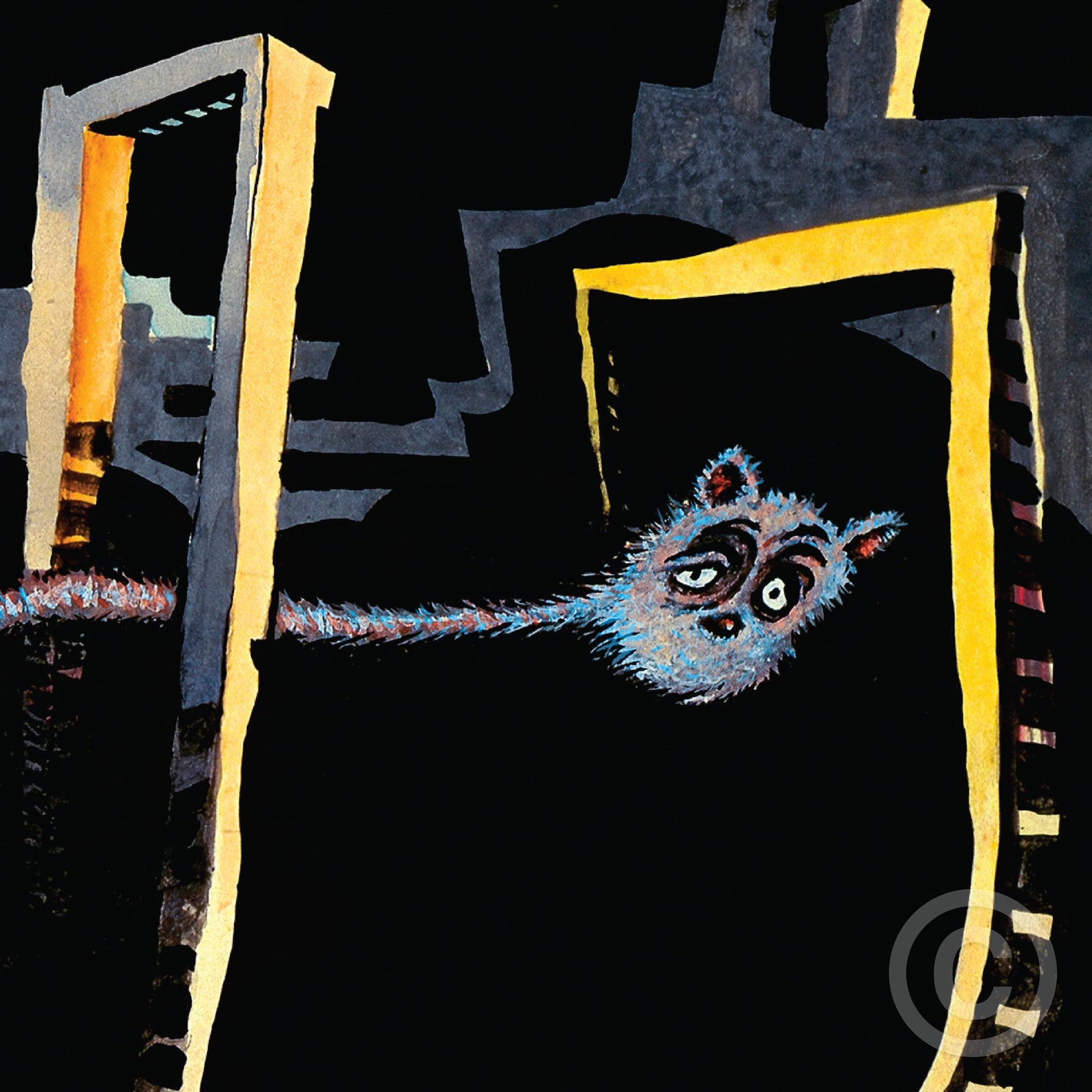 Surly Cat Being Ejected