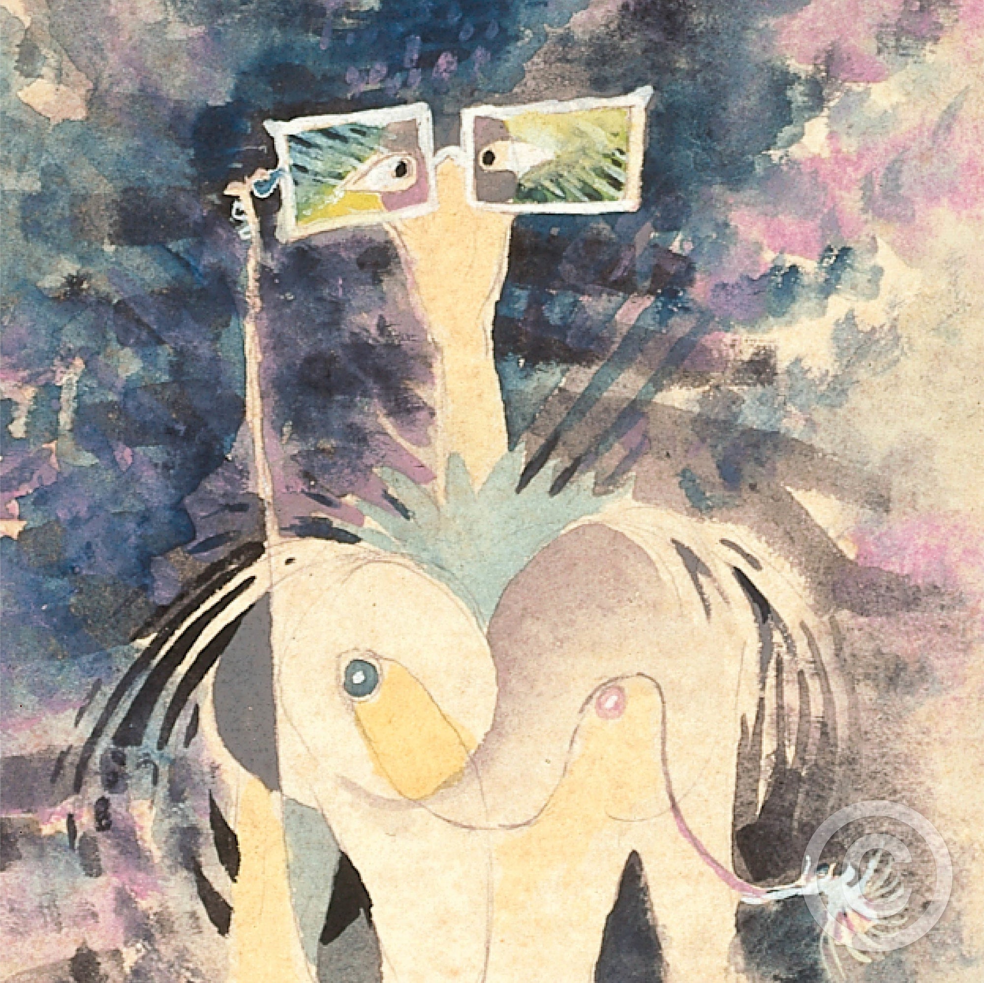 The Rather Odd Myopic Woman Riding Piggyback on One of Helen's Cats