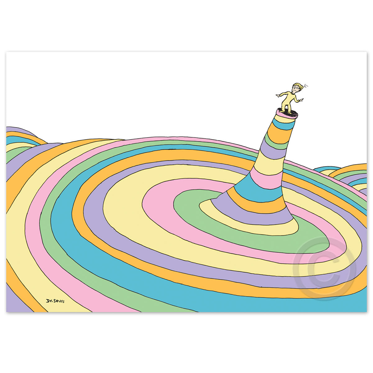 Oh the Places You'll Go! Cover Illustration Deluxe