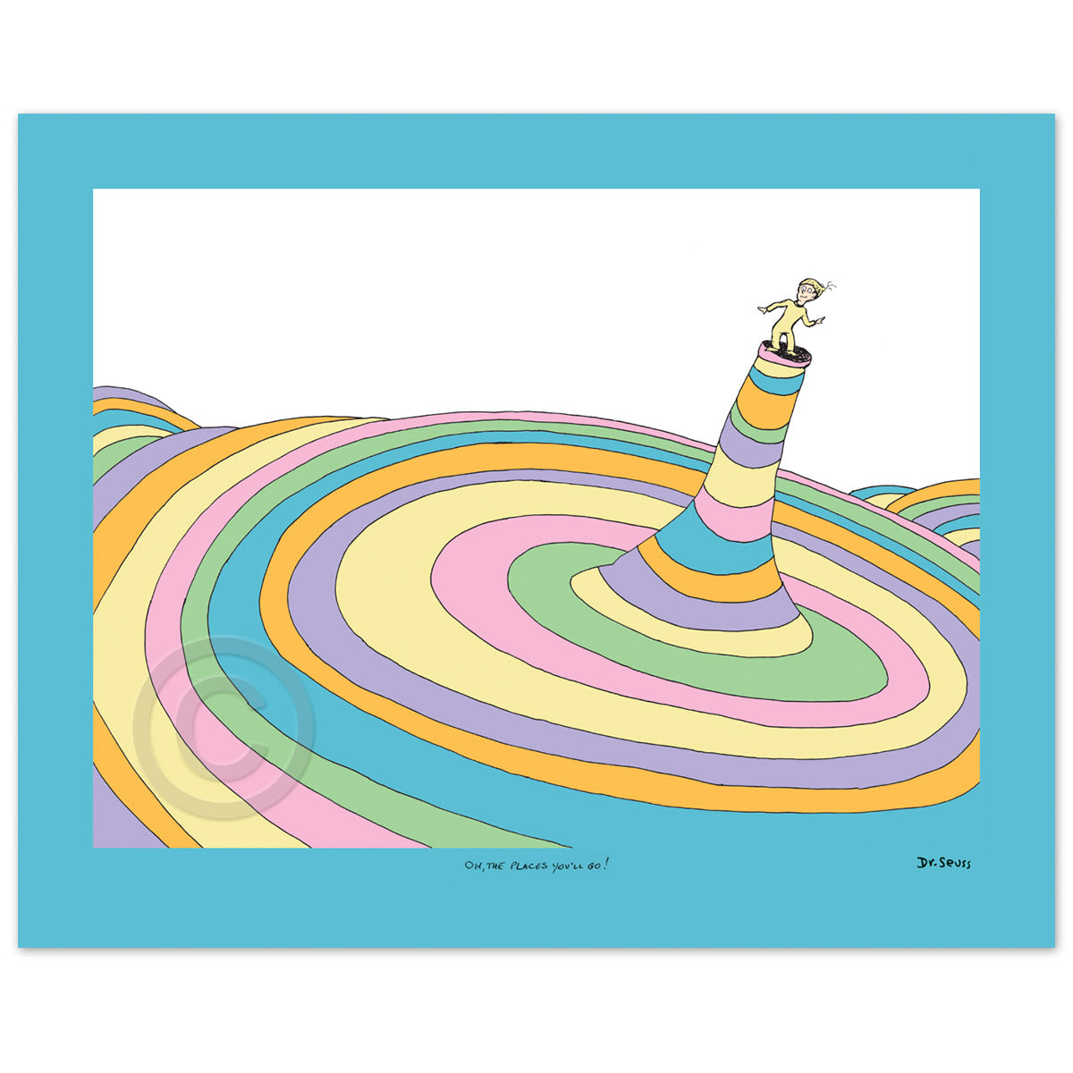 Oh the Places You'll Go! Cover Illustration