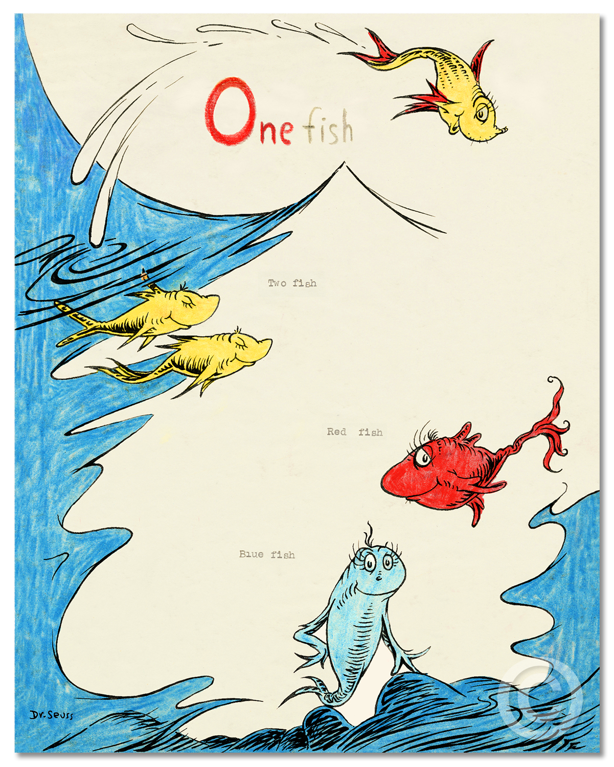 One Fish Two Fish Red Fish Blue Fish 60th Anniversary