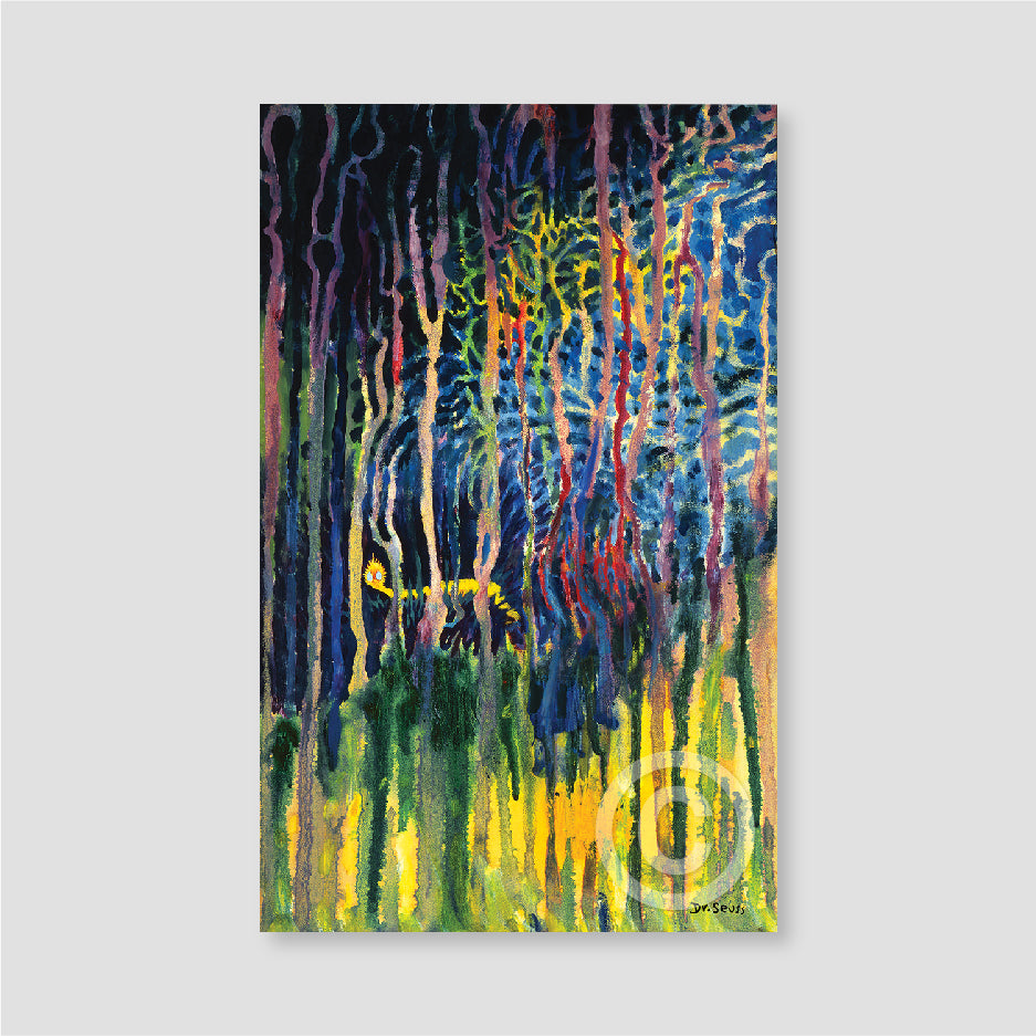 Worm Burning Bright in the Forest in the Night