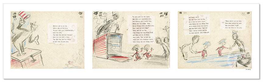 Out of the Box Came Thing Two and Thing One - Triptych