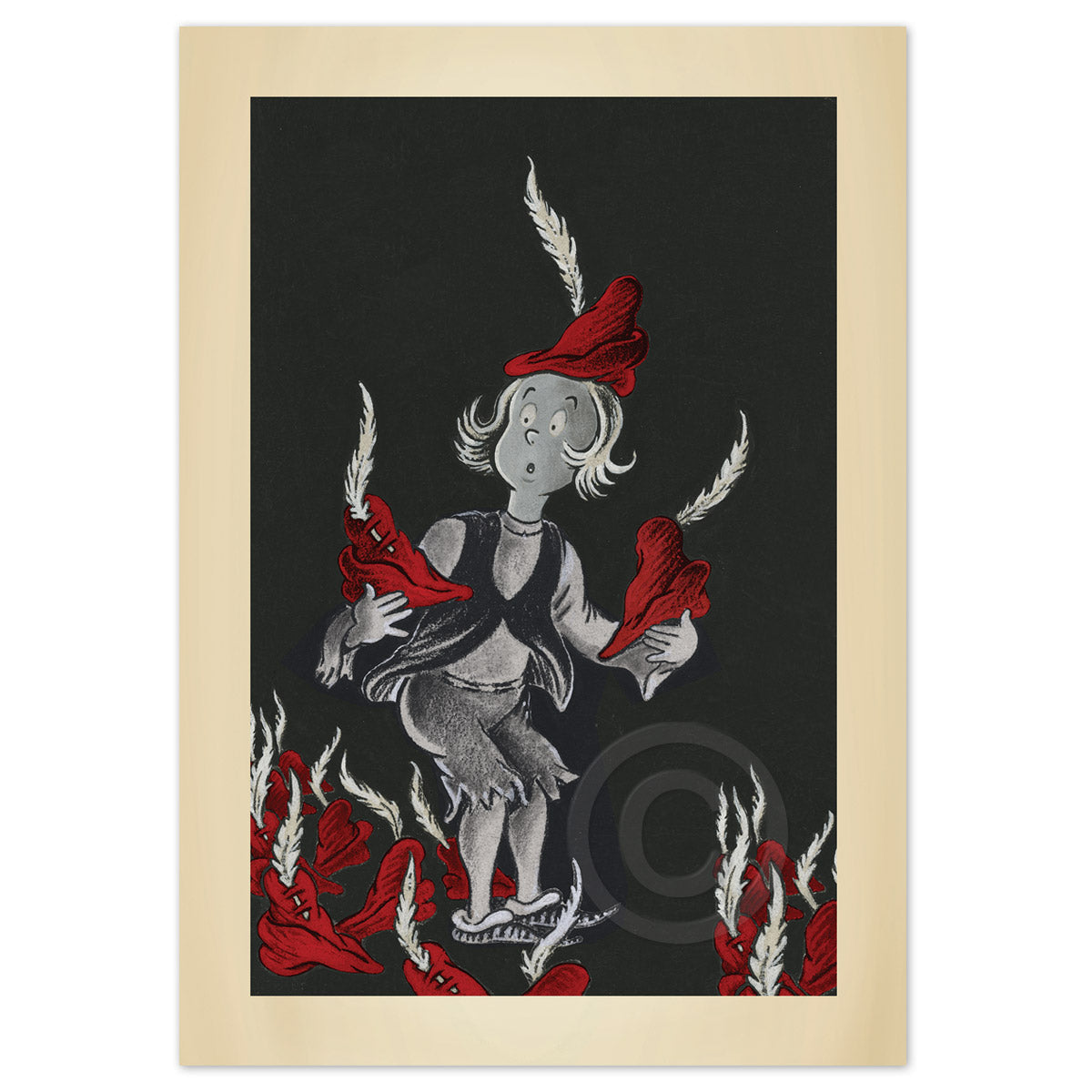 The 500 Hats of Bartholomew Cubbins - 75th Anniversary Print