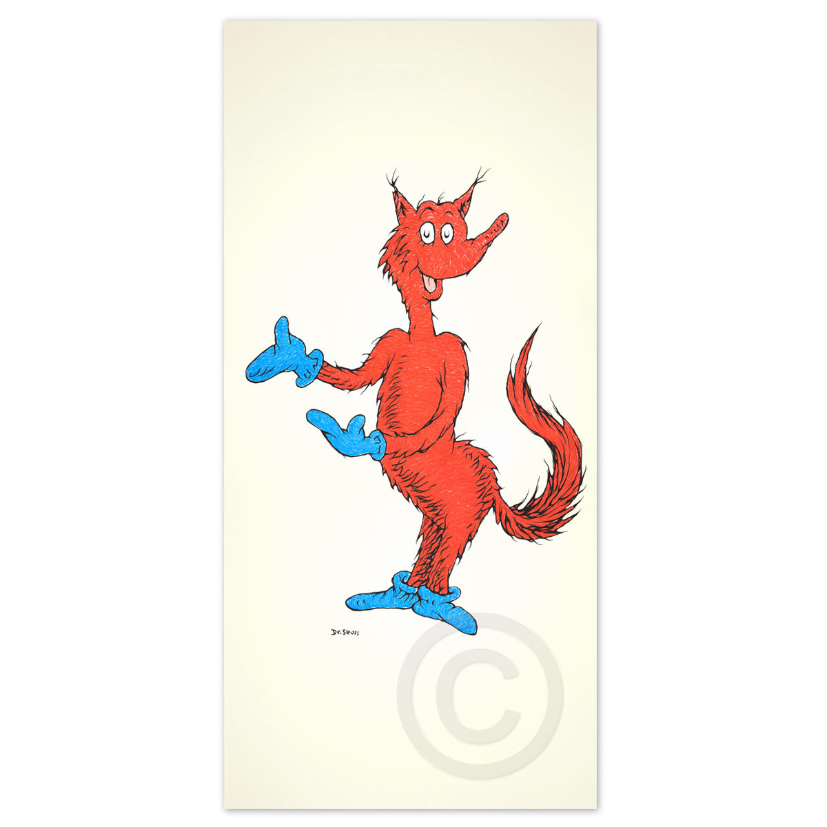 Fox in Socks 50th Anniversary Print