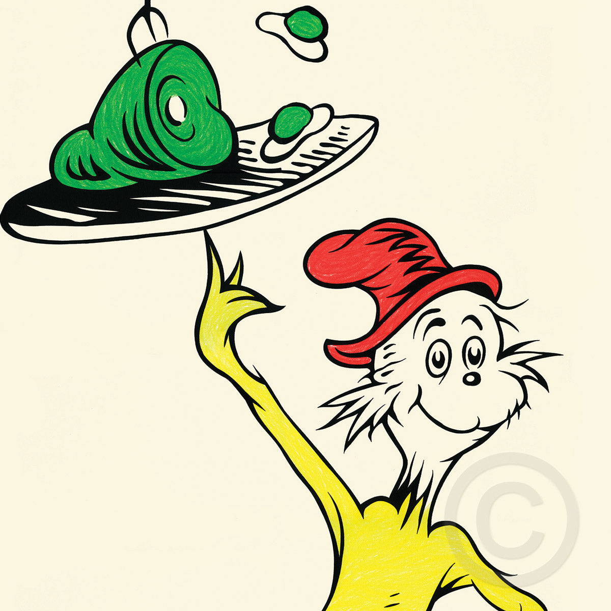 Green Eggs and Ham 50th Anniversary Print