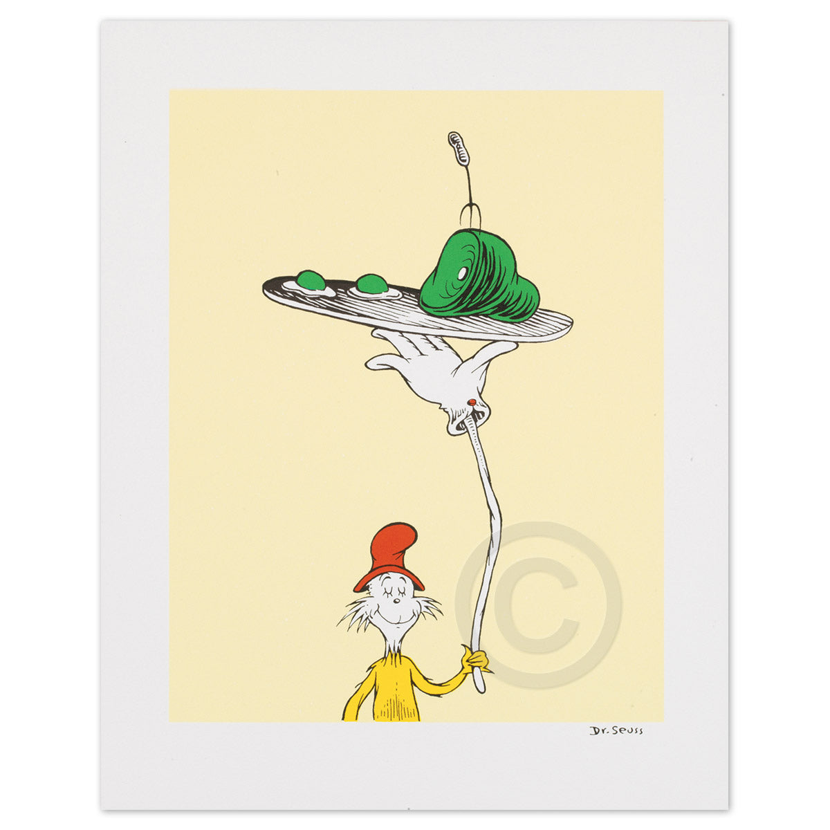 Green Eggs and Ham - Inside Cover Illustration