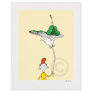 Green Eggs and Ham - Inside Cover Illustration