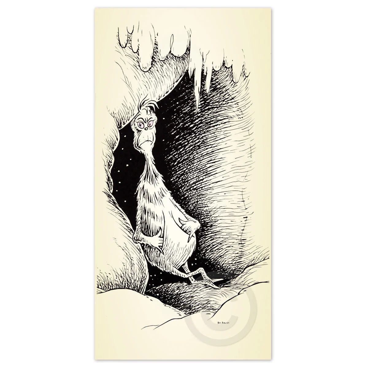 The Grinch at Mt. Crumpit 50th Anniversary Print