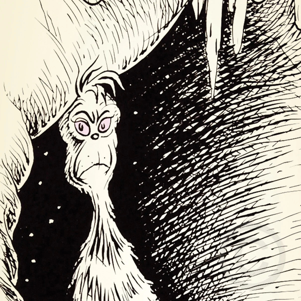The Grinch at Mt. Crumpit 50th Anniversary Print